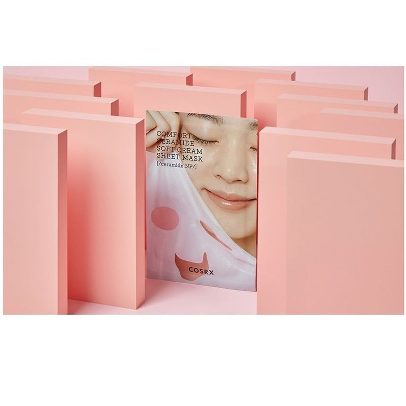 COSRX Balancium Comfort Ceramide Мягкая кремовая тканевая маска