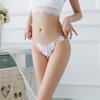Сексуальные женские стринги с жемчугом, тонкий ремешок, микро-стринги, сплошной цвет, легкие трусики, бандажное сексуальное женское белье