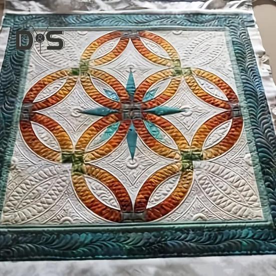 Набор многоразовых шаблонов для квилтинга, шаблоны для стеганых одеял с двойным обручальным кольцом, многофункциональная линейка для квилтинга, швейная линейка для любителей рукоделия и шитья