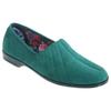 Womens/Ladies Audrey III Roll Top Velor Slippers