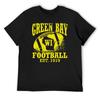 Green Bay Football T-Shirt Plus Size Tops Anime T Shirts Vintage T Shirts Oversized Plain Black T Shirts Men
