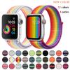 Нейлоновая спортивная петля, мягкая для iwatch Series 4/5/3/2/1, дышащий сменный ремешок для часов Apple Watch, ремешок 38 мм/40 мм/42 мм/44 мм