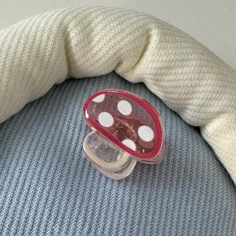 Супер милые маленькие заколки для волос для детей прозрачные акриловые заколки с мультяшными животными аксессуары для волос для девочек