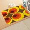 Orange Modern Geometric Pattern Welcome Rug Living Room Bedroom Anti-slip Area Carpets Home Decor Kitchen Entrance Foot Mat