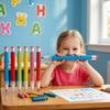 Giant Wooden Pencil Novelty Toy Performance Prop Fun Gift For Painter Artist Student Large Stationery Supplies Creative Play