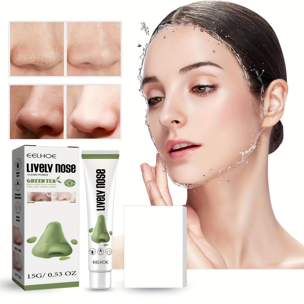 15 г + 40 шт., чтобы удалить угри и подтянуть маску для носа, глубоко очистить и сузить поры угрей, прыщей и подтянуть маску для носа