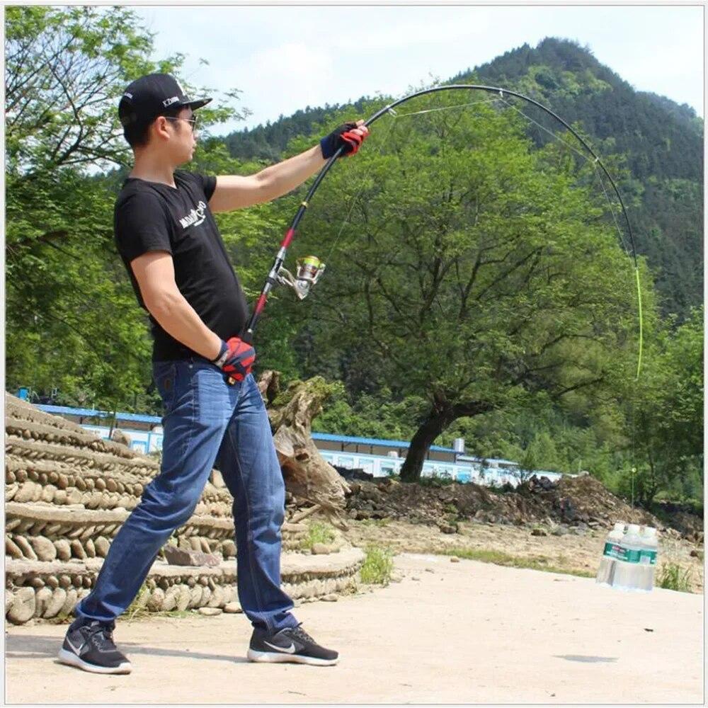 LEO РЫБАЛКА Углеродное волокно 2,1 м 2,4 м 2,7 м 3,0 м 3,6 м телескопическая удочка кормушка для карпа удочка рыболовные инструменты