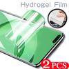 2PCS HD Hydrogel Film for iPhone Samsung Huawei Honor Xiaomi Redmi OPPO Realme Vivo OnePlus Phone Screen Protector Soft Full Cover