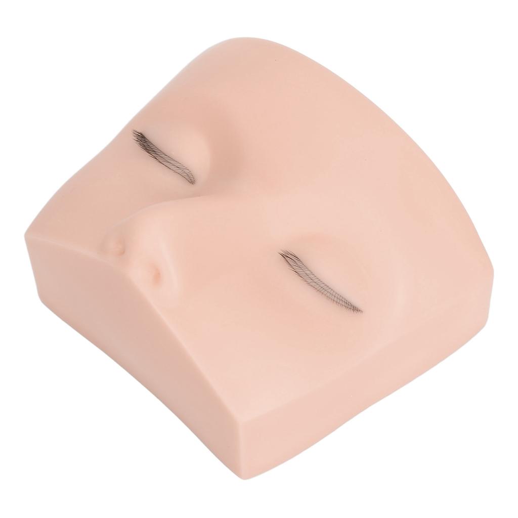 Голова манекена для ресниц, эластичная, реалистичная, 3 слоя, ресницы, голова манекена для практики для начинающих