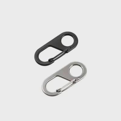 Брелок для ключей с пряжкой Quick Hook Mountaineering из нержавеющей стали с кольцом для ключей