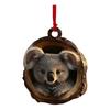 Christmas Animal Ornament Cartoon Forest Animal Hanging Decoration 2D Flat Acrylic Pendant for Christmas Tree Decor