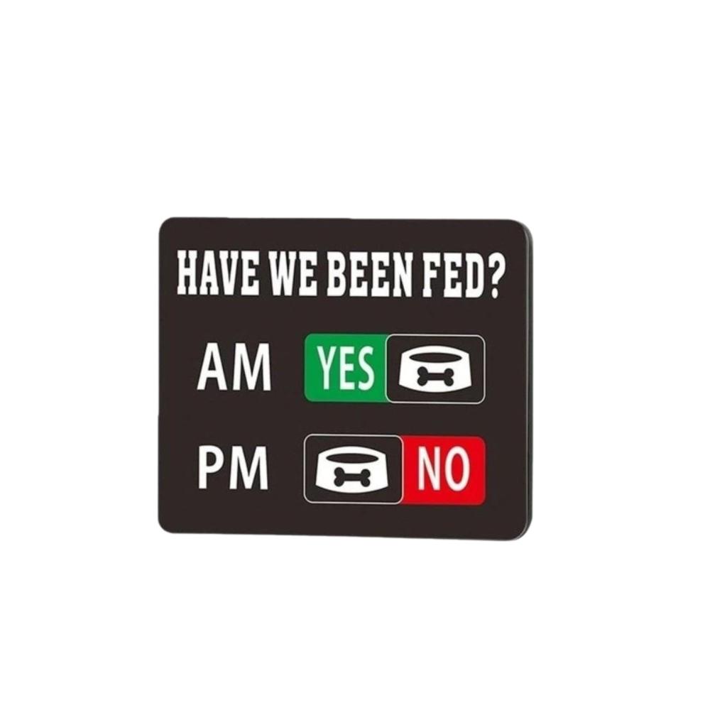 Slider Sign Pet Feeding Reminder Wooden Pill Reminder Kitchen Organization