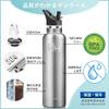 CHENGWEI 1 Liter Vacuum Insulated Water Bottle, Keeps Hot or Cold, Carbonated, and Sports Drinks Compatible, Direct Drinking, Leak-Proof, Wide Mouth,