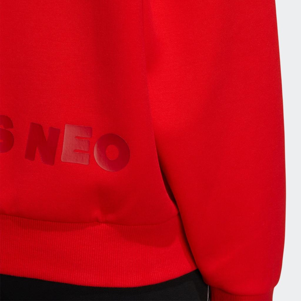 adidas Совместная спортивная толстовка с капюшоном «Нео Улица Сезам» с мультяшным рисунком, женская толстовка красного цвета HD7278