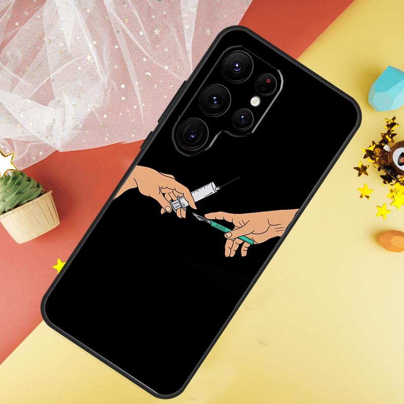 Чехол для телефона Медицинский Доктор Медсестра Медицина Для Samsung Galaxy S25 S26 Ultra S21 S20 S22 S23 Ultra S10 Plus S24 FE Чехол Coque