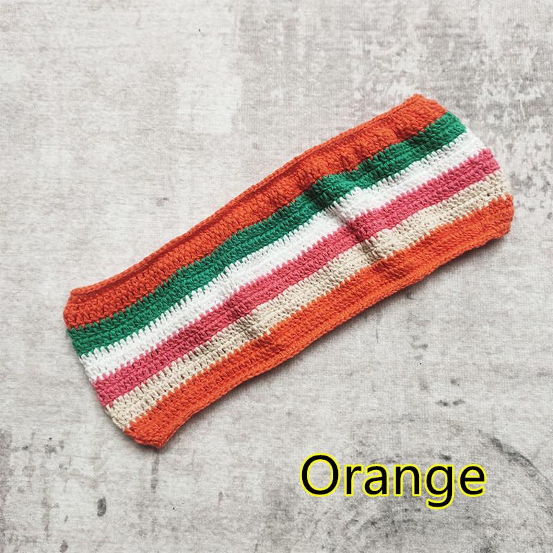 European & American Influencer Striped Handmade Crochet Bikini Set