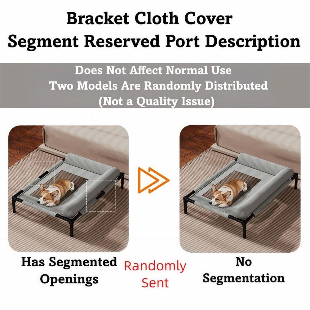 with Skid-Resistant Feet Elevated Cat Dog Bed Cooling Outdoor Pet Bed Four Seasons