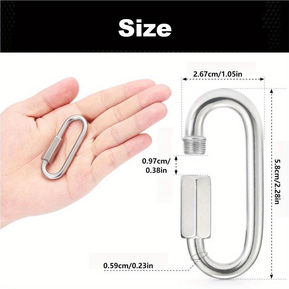 6 шт./12 шт. Быстросъемные звенья цепи - Соединитель цепи, Крюки для цепи