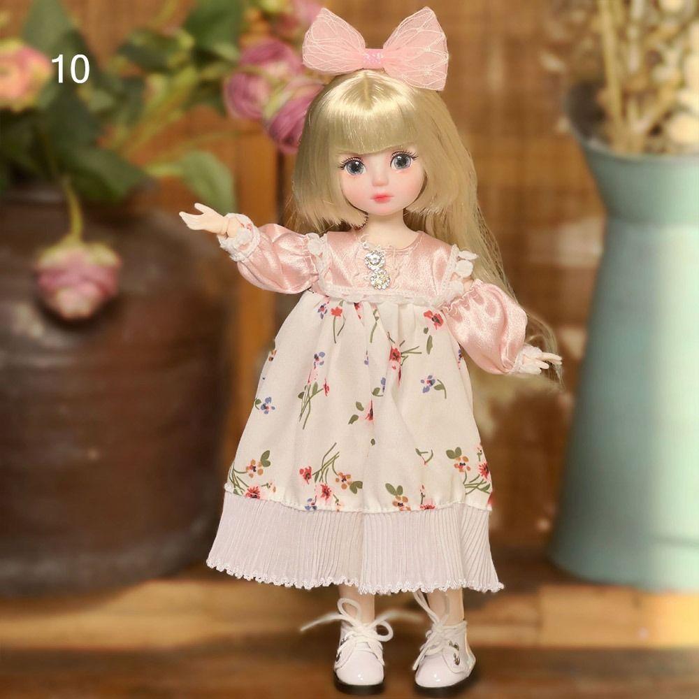 С одеждой обувью BJD кукла с париком макияж DIY игрушки милый лучший подарок для девочек дети