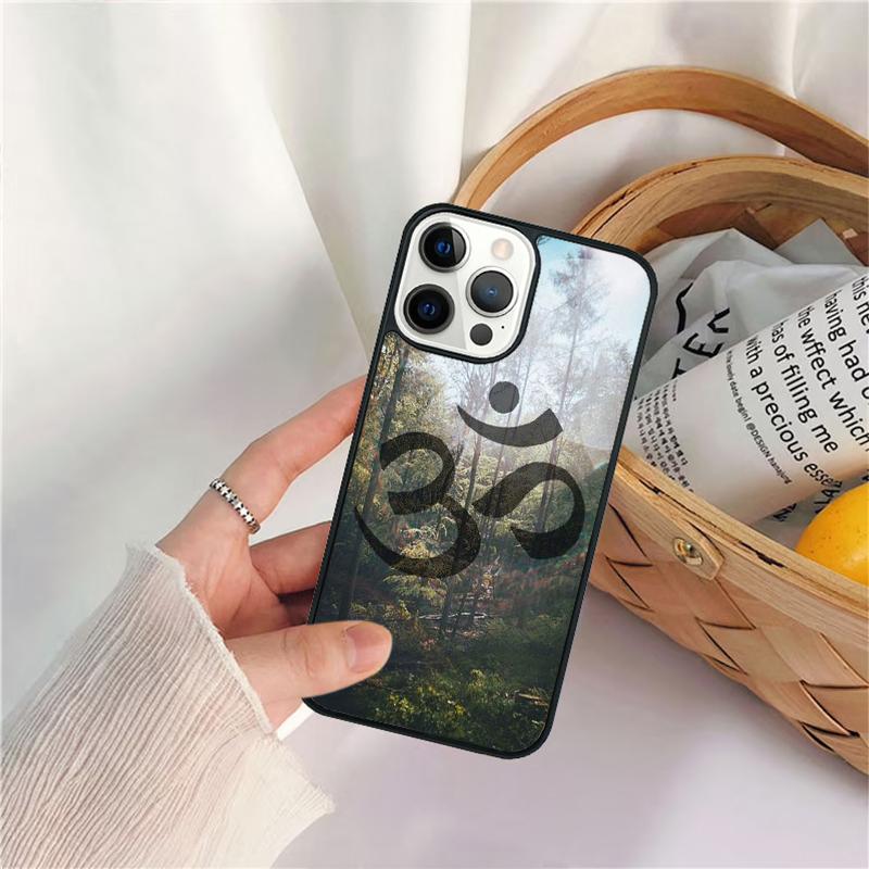 Aum om Намасте Символ Дзен Йога Чехол для телефона Для iPhone 17 Air 16 15 14 11 12 13 Pro MAX Plus coque Чехол Оболочка