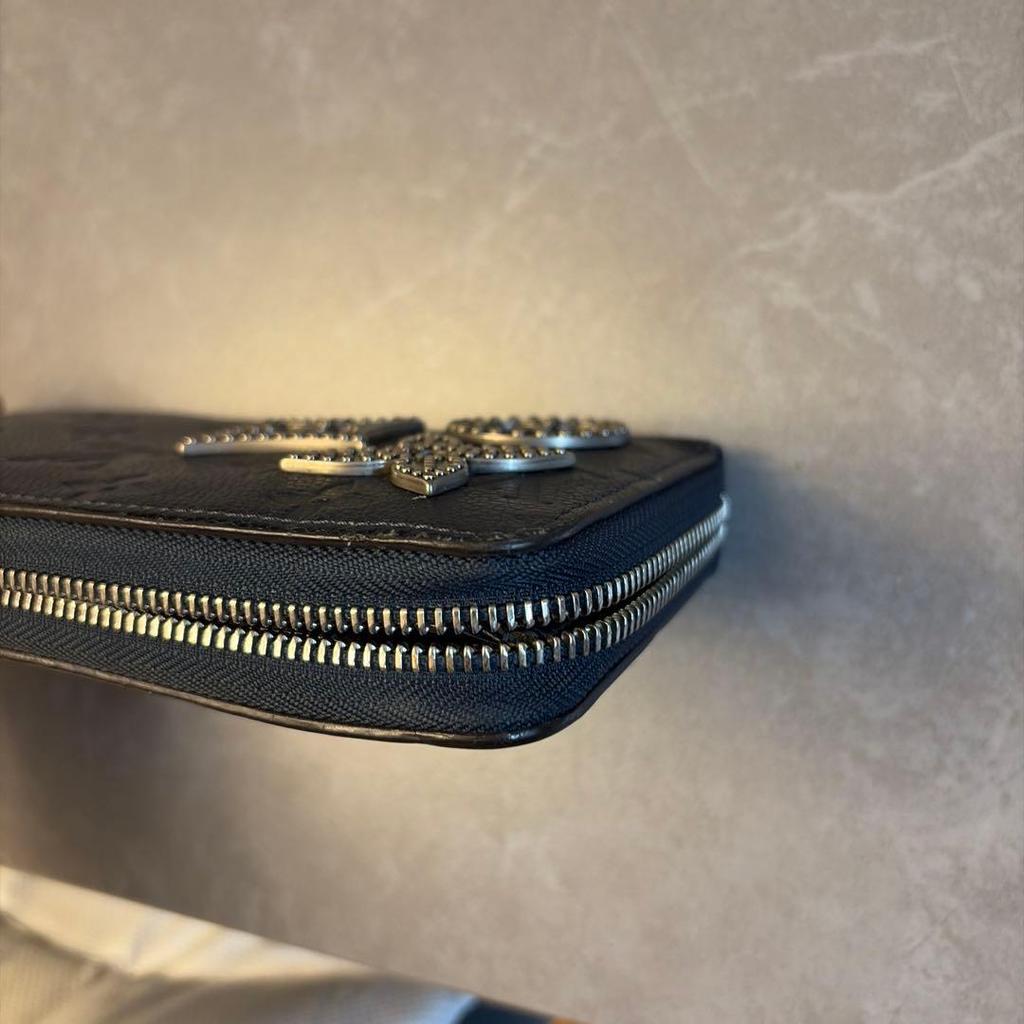 Used Louis Vuitton Empreinte Studded Zippy Wallet Long Wallet Good Condition