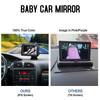 Зеркало для детского автомобиля 1080P Детская камера с 4,3-дюймовым IPS-экраном Ночное видение Регулируемый широкий угол обзора для младенцев, детей, домашних животных