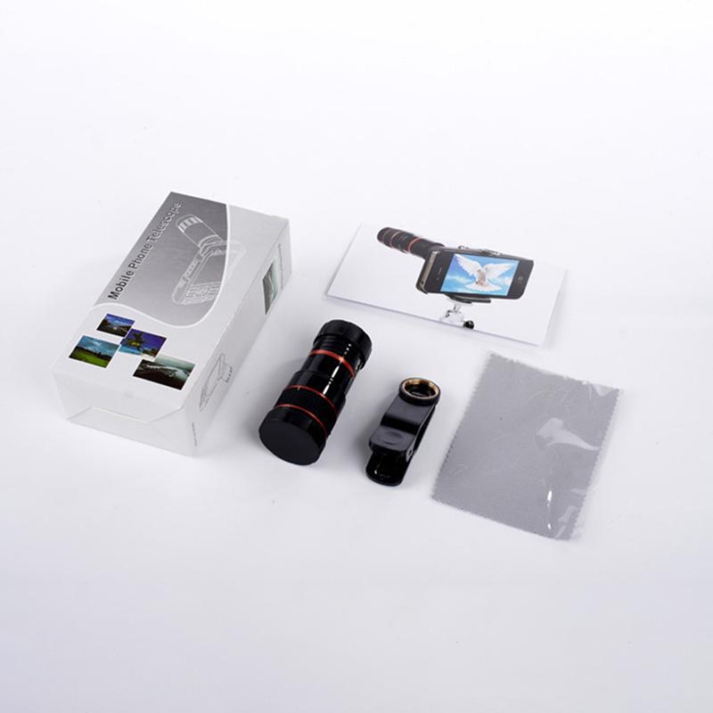 8-кратный длиннофокусный объектив для мобильного телефона 8-кратный HD-зум монокулярный объектив для камеры телефона внешний зажим для телефона телескоп