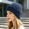 Breathable Outdoor Sports Hat Winter Knit for Men Women, Chunky Snow Cap, Lightweight Warm Stylish Graffiti Pattern Cap Hats, Unisex Slouchy