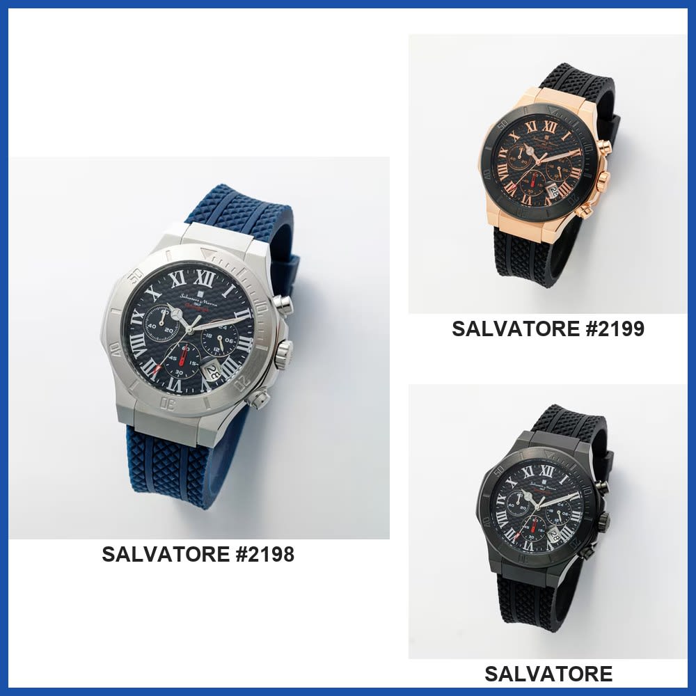Salvatore Marra SALVAT Series Unisex Quartz Wrist Watch SM23106-BKBK SM23106-SSBL SM23106-PGBK Gift Casual Business Sports Student