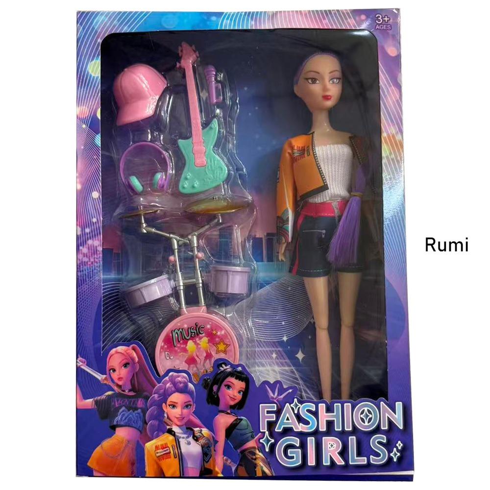 Новое Аниме Kpop Охотник на Демонов Виниловая Кукла Девичья Группа Мобильное Украшение Мультяшная Кукла Детский Сюрприз Подарок Украшение