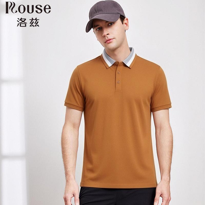 Summer Short-sleeved T-shirt Light Business Casual Cool Polo Shirt