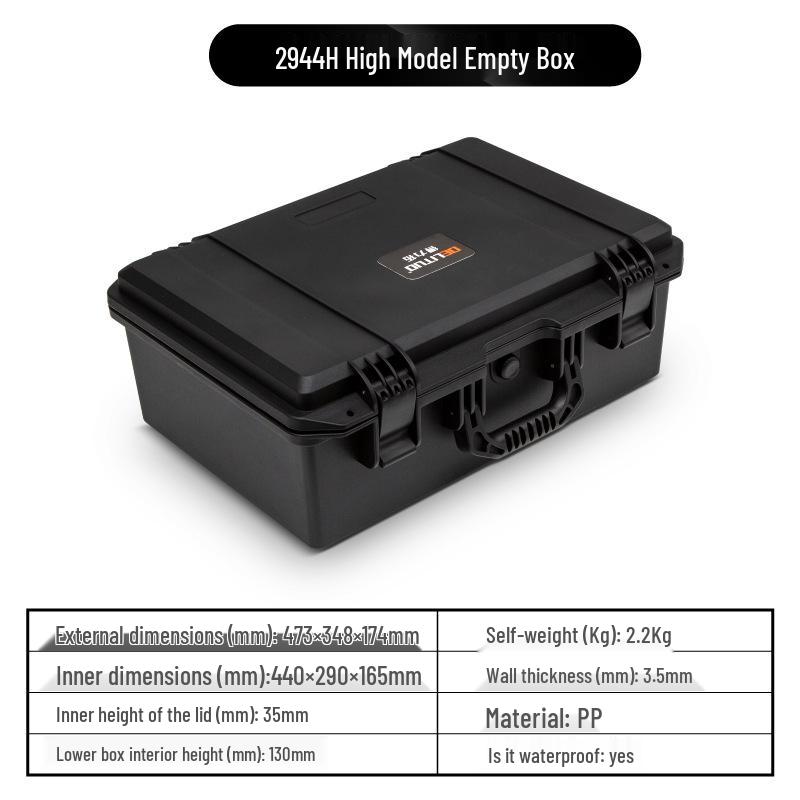 Пластиковый водонепроницаемый ударопрочный защитный бокс для камеры и оборудования