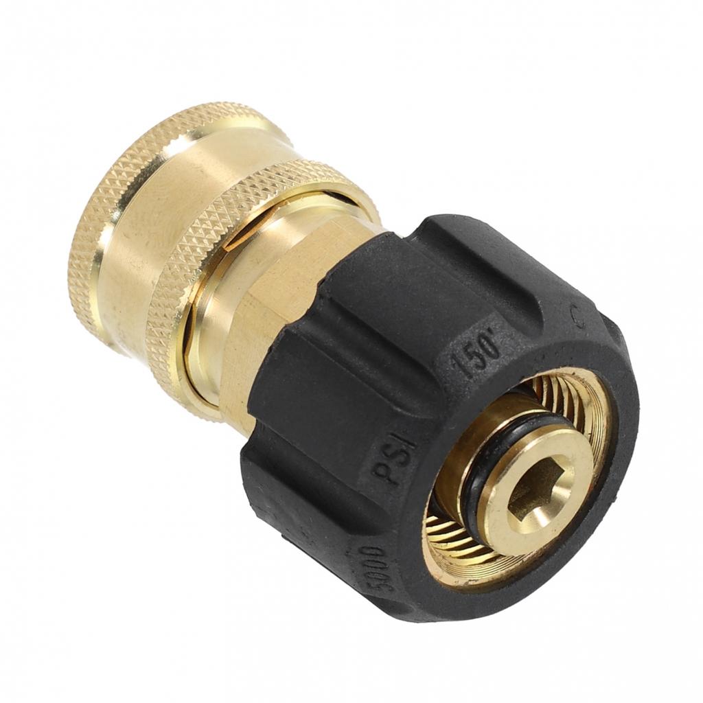 Quick Connector To M22 14/15 3/8 5000psi Adapter Brass
