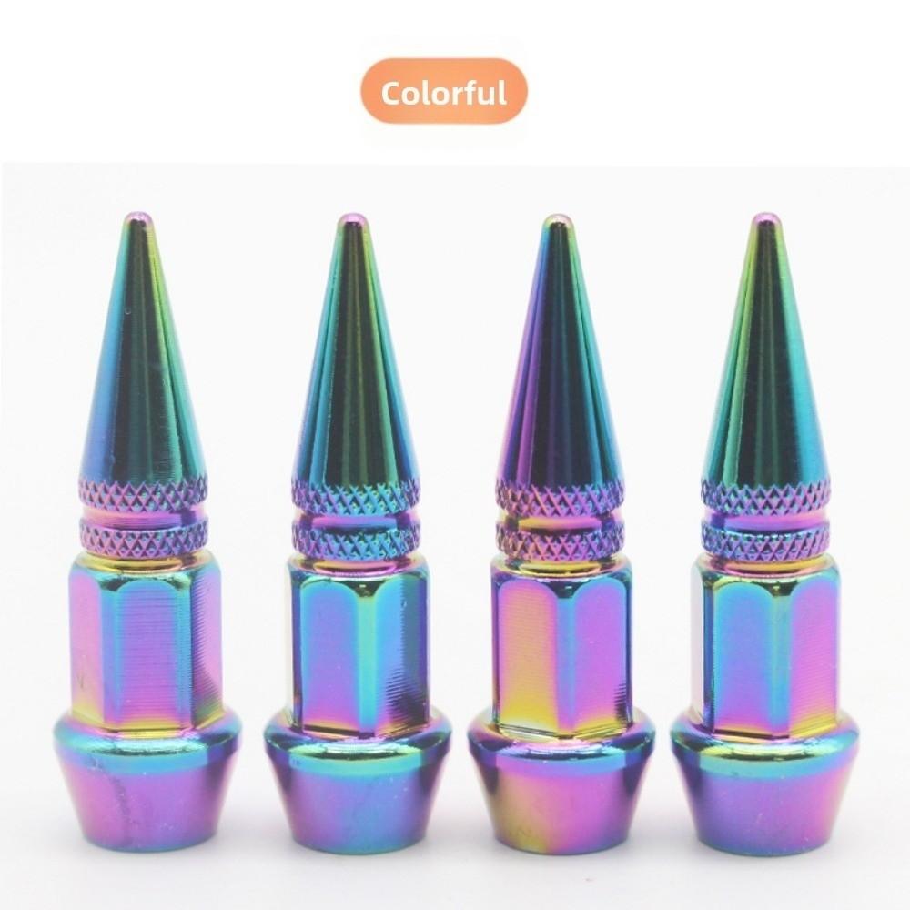 4pcs Personalized Modifications Car Tires Valve Caps Universal Auto Parts Bicycle and Motorcycle