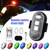 1/6pcs Wireless LED Strobe Lights with Remote Control, 8 Colors USB Charing Waterproof Emergency Warning Lights