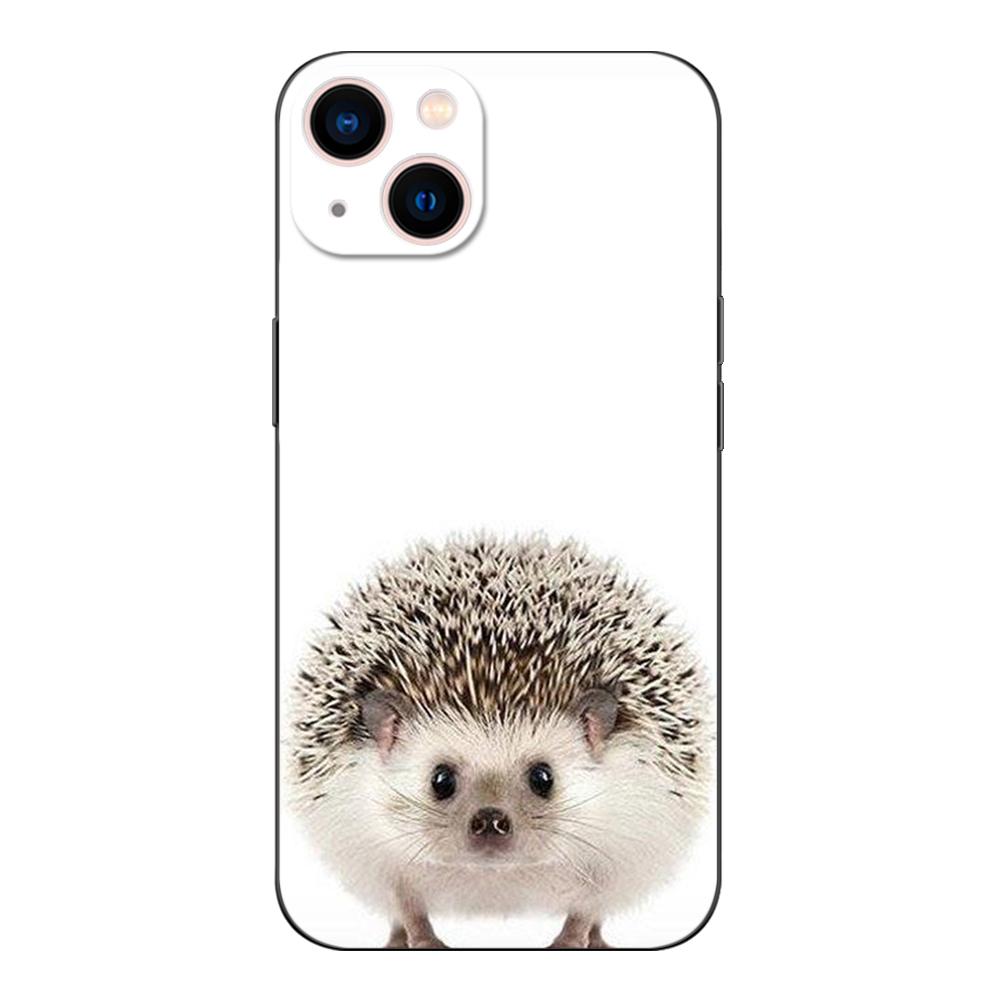 Black Tpu Case For Vivo Y52 Y70 Y70s Y70T Y71 Y71A Y72 Y73S Y75 Y76 Y75 Y81 5G 2020 Hedgehog