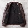 Chinese Size Men's Leather Jacket  Cowhide Man Real Leather Coat Male Leather Clothing Autumn Spring