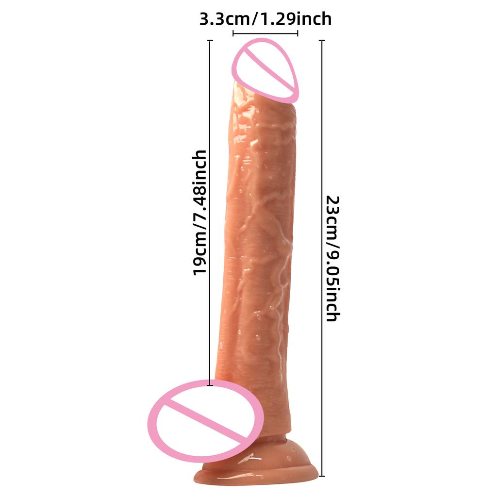 Огромный Толстый Реалистичный Дилдо Большой Пенис Двойное Проникновение Анальная Пробка Вагинальный Мастурбатор Искусственный Член Игрушка для Взрослого Секса для Женщин Sexuales