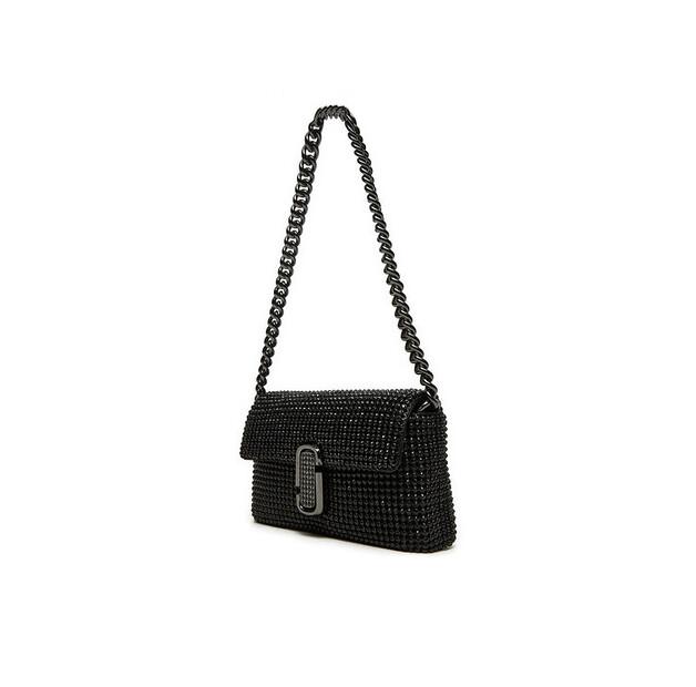 Handbag Marc Jacobs The Rhinestone J Marc Mini Shoulder Bag H912M06RE22 Black