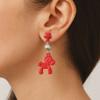 Fashion Jewelry Chinese Style Pony Earrings Heart Star Horse Drop Earrings  Gift