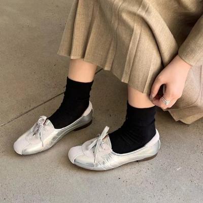 2024 Женская мода Плоские спортивные туфли Подошва Красочные Плоский каблук Шнуровка Моральные тренировочные туфли Женская повседневная спортивная обувь