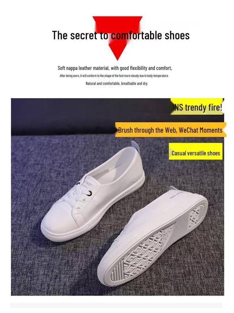 Летние женские универсальные белые слипоны 2025 года - Тонкие, неглубокие, стильные и удобные.