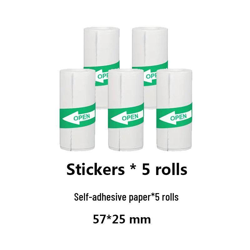 Mini Coreless Self-Adhesive Thermal Printer Paper for Cash Register and Photo Labels
