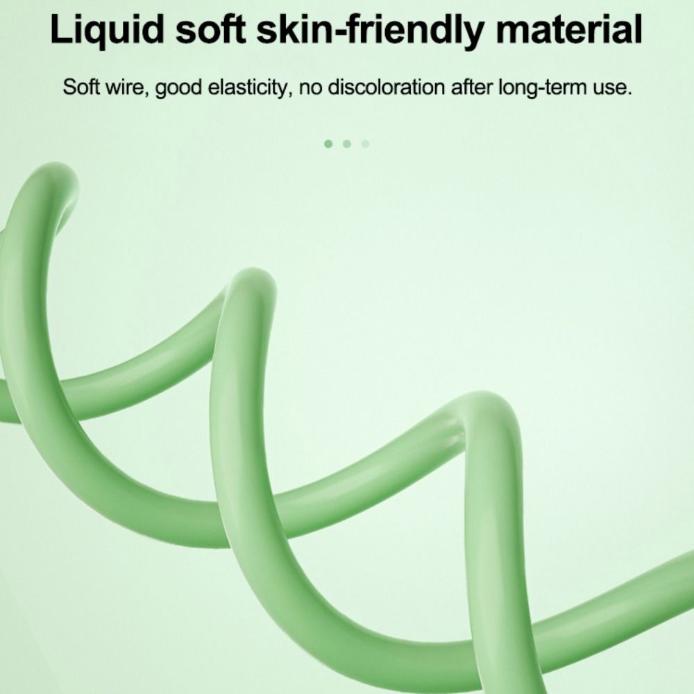 Цифровые кабели Быстрая зарядка Зарядное устройство USB-C Провод для передачи данных Кабель для быстрой зарядки Жидкий силиконовый кабель