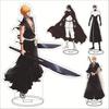 Anime BLEACH Acrylic Decorative Crafts Toy 15cm Ichigo Kurosaki Aizen Sousuke Collectible Figures Desktop Home Decoration