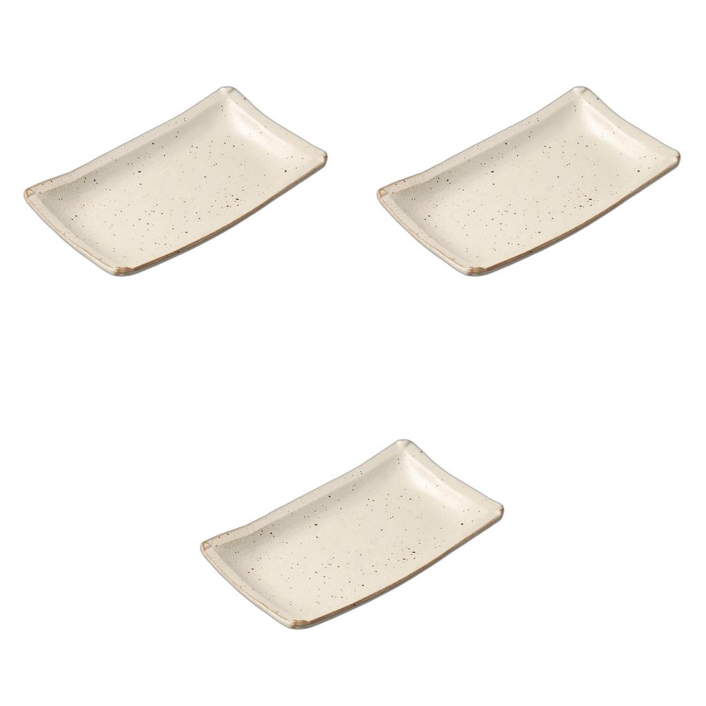 Set of 3 Large Orge Origami Baking Plates X 15 X Ceramic Baking Plates by Setomonohonpo [24.8 3.3 Cm]