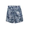 New Era SS22 Шорты повседневные с принтом листьев кокосовой пальмы, прямой крой, унисекс, темно-синие 13095668