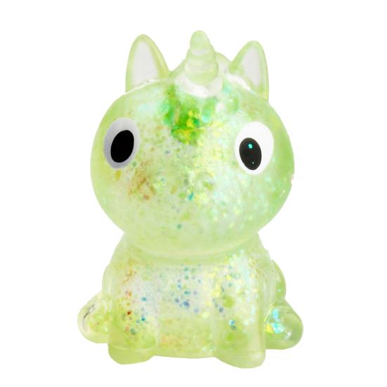 Clear Glitter Horse Squeeze Toy Anxiety Relief Stress Sugar Ball Soft Stretchy Horse Sensory Pinch Toy Home Office Relaxation Tool