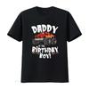 Funny Monster Truck Daddy Of The Birthday Boy T Shirt vintage Washed Slightly Comfortable Soft Breathable Stylish