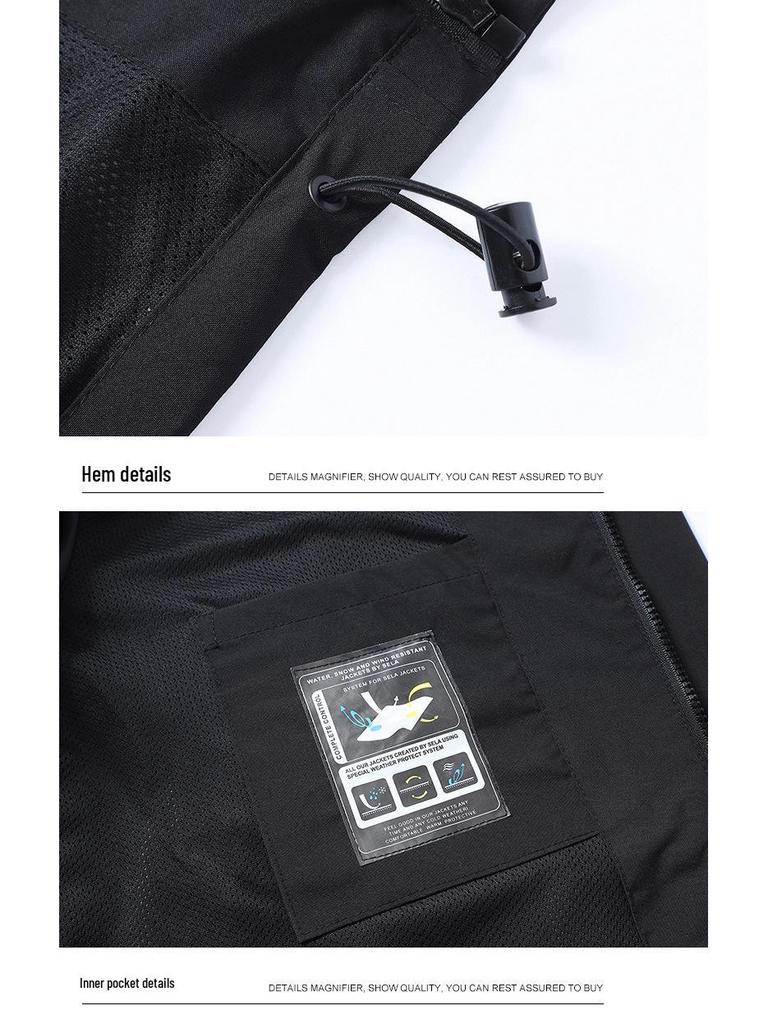 Мужская повседневная спортивная куртка с капюшоном для молодежи, 2024